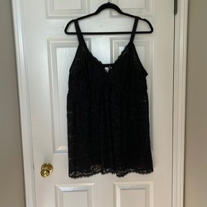 Torrid BNWT - Black Lace Babydoll Camisole